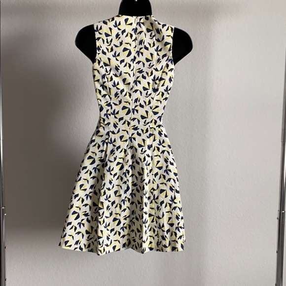 Geometric A Line Dress with Pockets - Picture 5 of 5